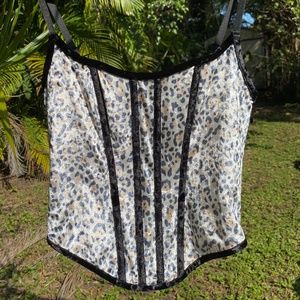Victoria’s Secret leopard corset